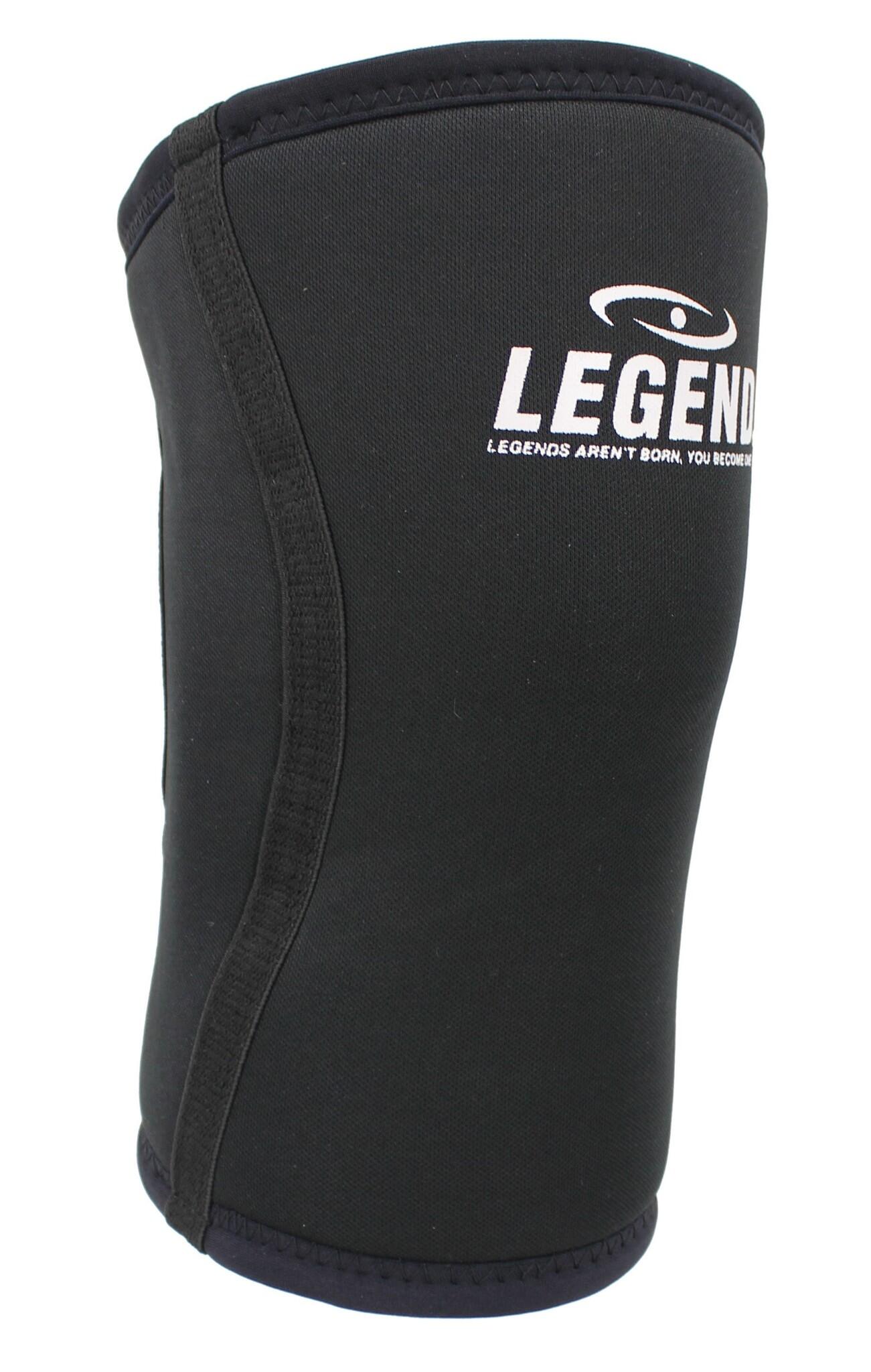 Power Lifting Knie Band 10mm Heren/Dames Zwart 4/5