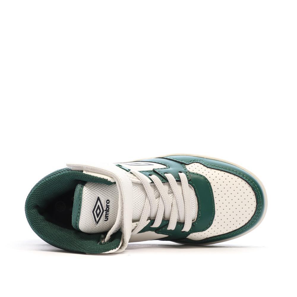 Baskets Vertes/Blanches Garçon Rouge Umbro Olly Vlc 4/7