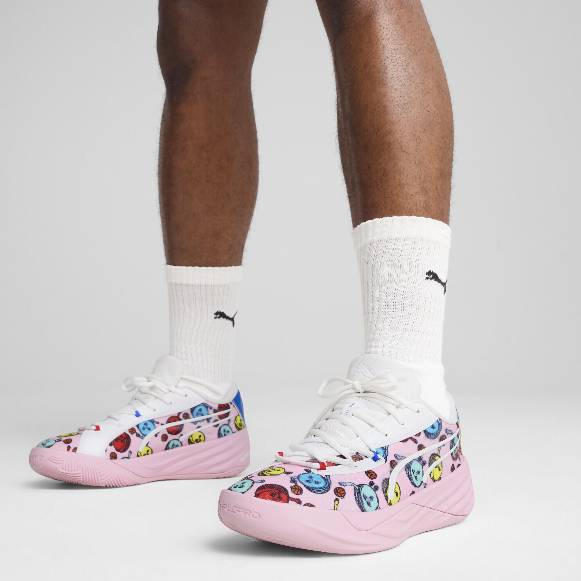Chaussures de basketball All-Pro NITRO™ Paris PUMA Pale Pink White 2/7