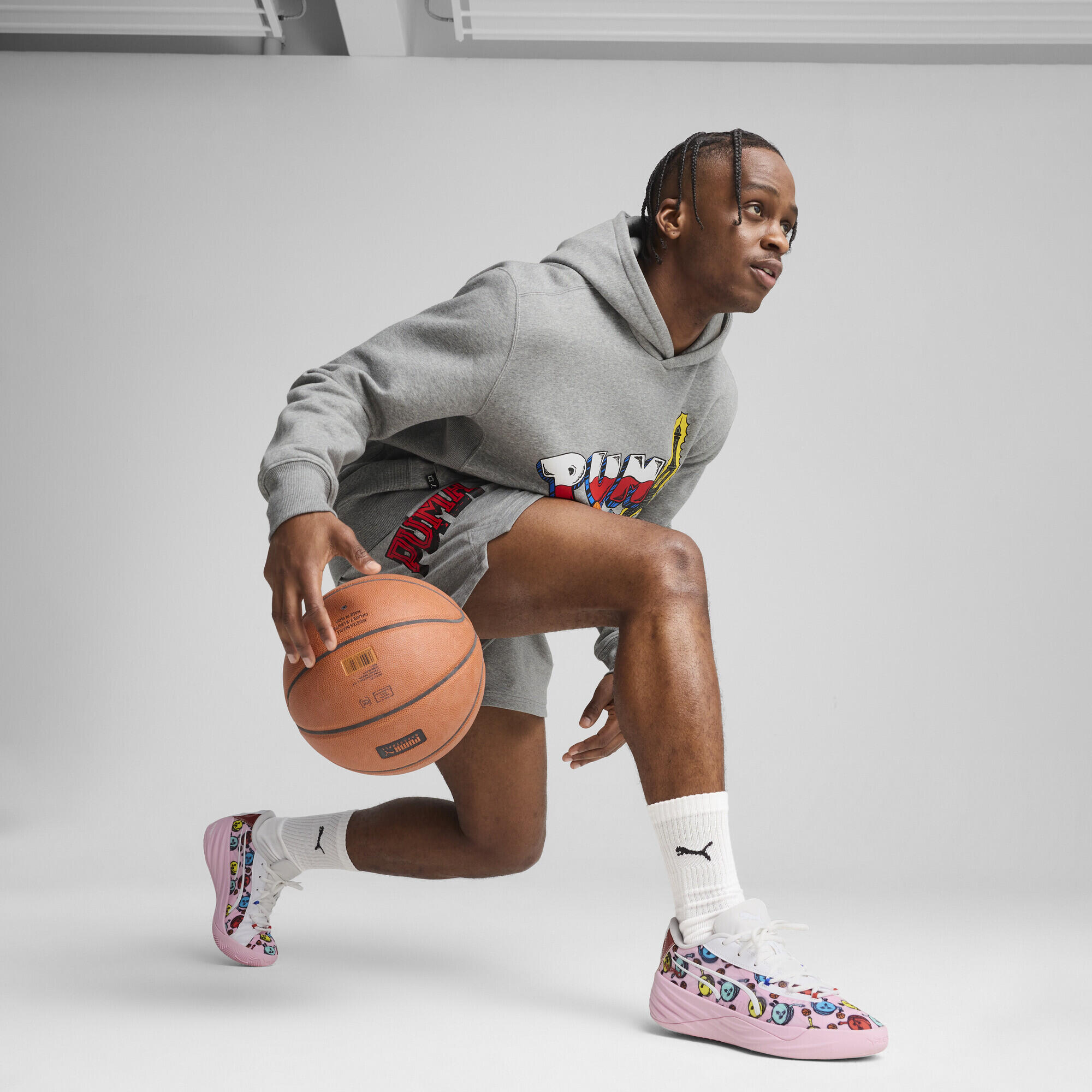 Chaussures de basketball All-Pro NITRO™ Paris PUMA Pale Pink White 3/7