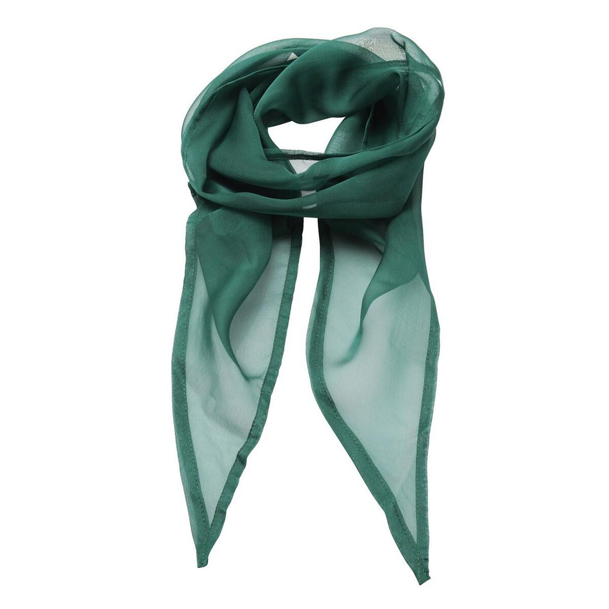 PREMIER Dames Chiffon Sjaal (Fles groen)