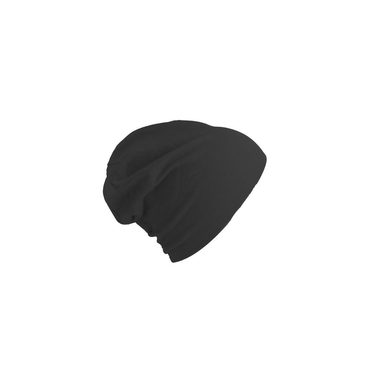 Berretto Tipo Beanie In Jersey Adulti/Unisex Atlantis Flash Nero 2/4