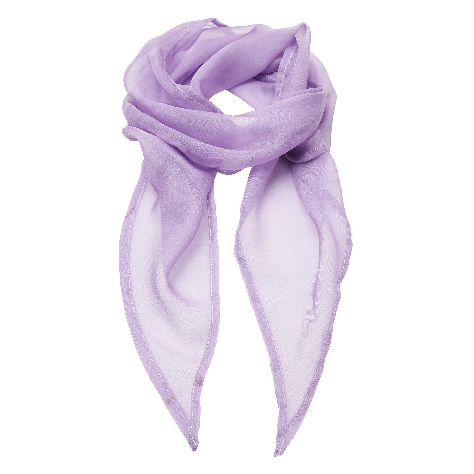 PREMIER Echarpe Feminina Chiffon Lilás