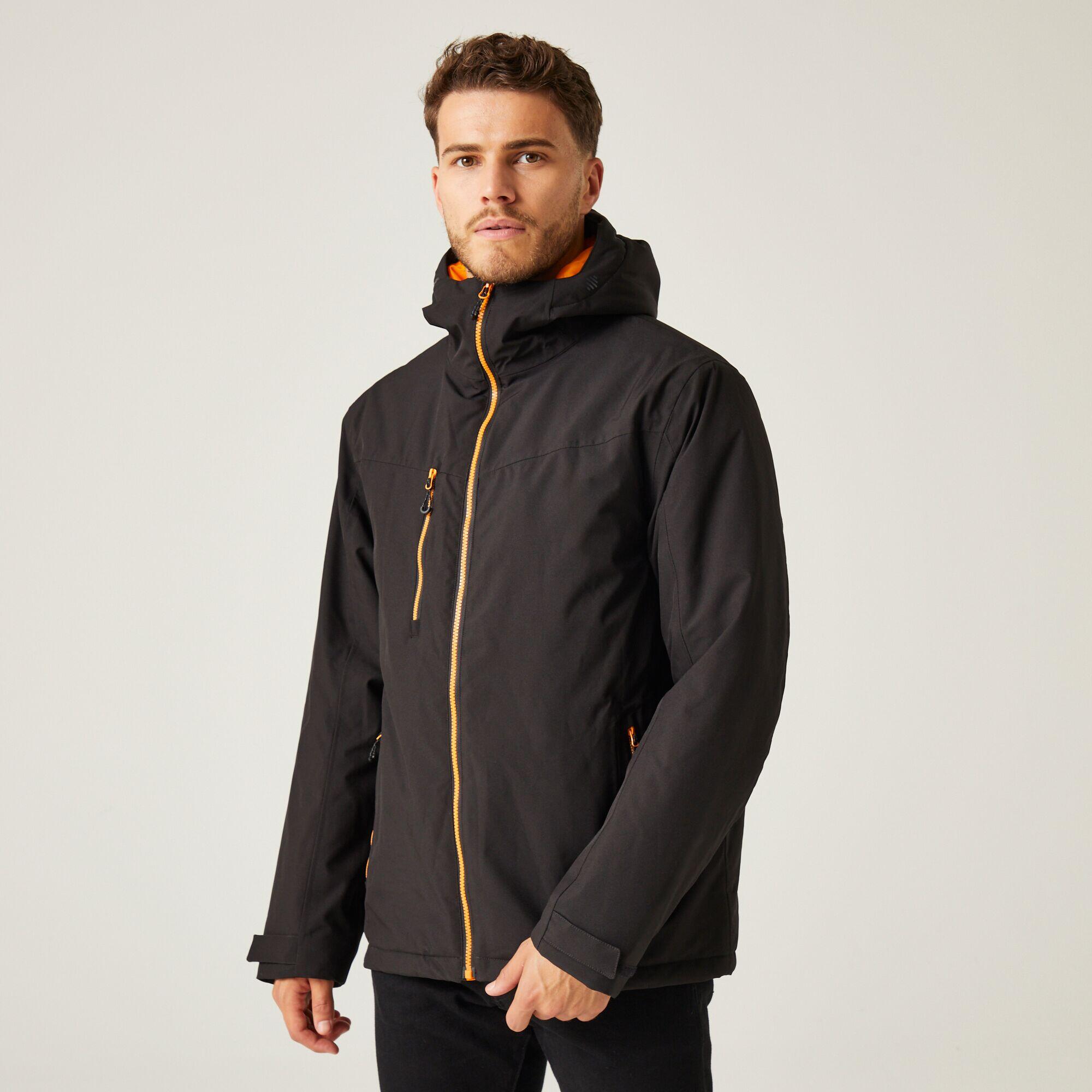 REGATTA Herren Jacke Wasserdicht Isoliert - Nagate, schwarz