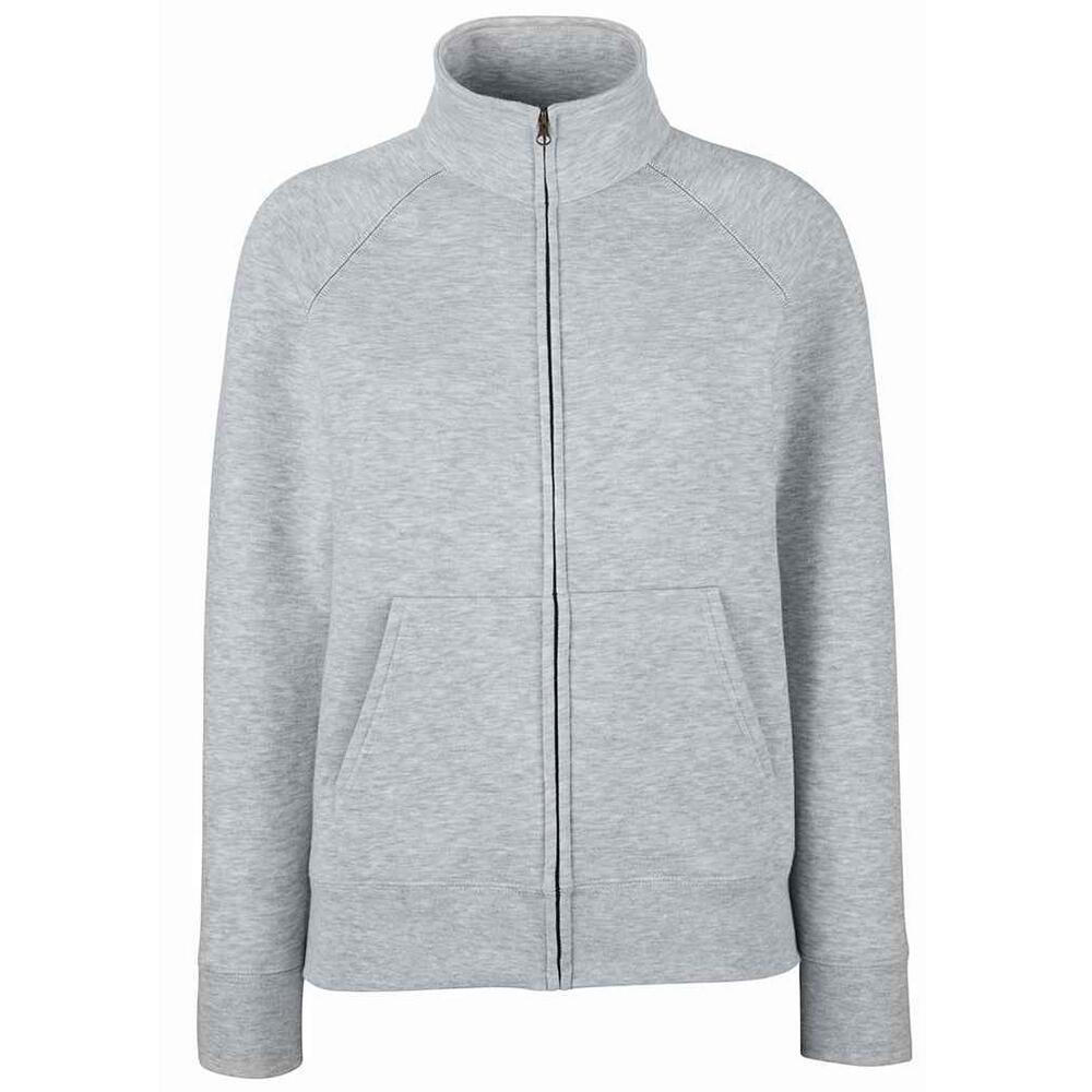 Womens/Ladies Premium Jacket (Heather Grey)