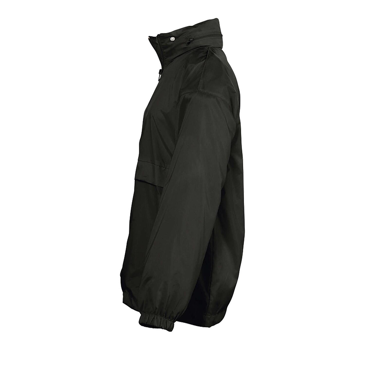 Windjack voor kinderen (Zwart) 3/4