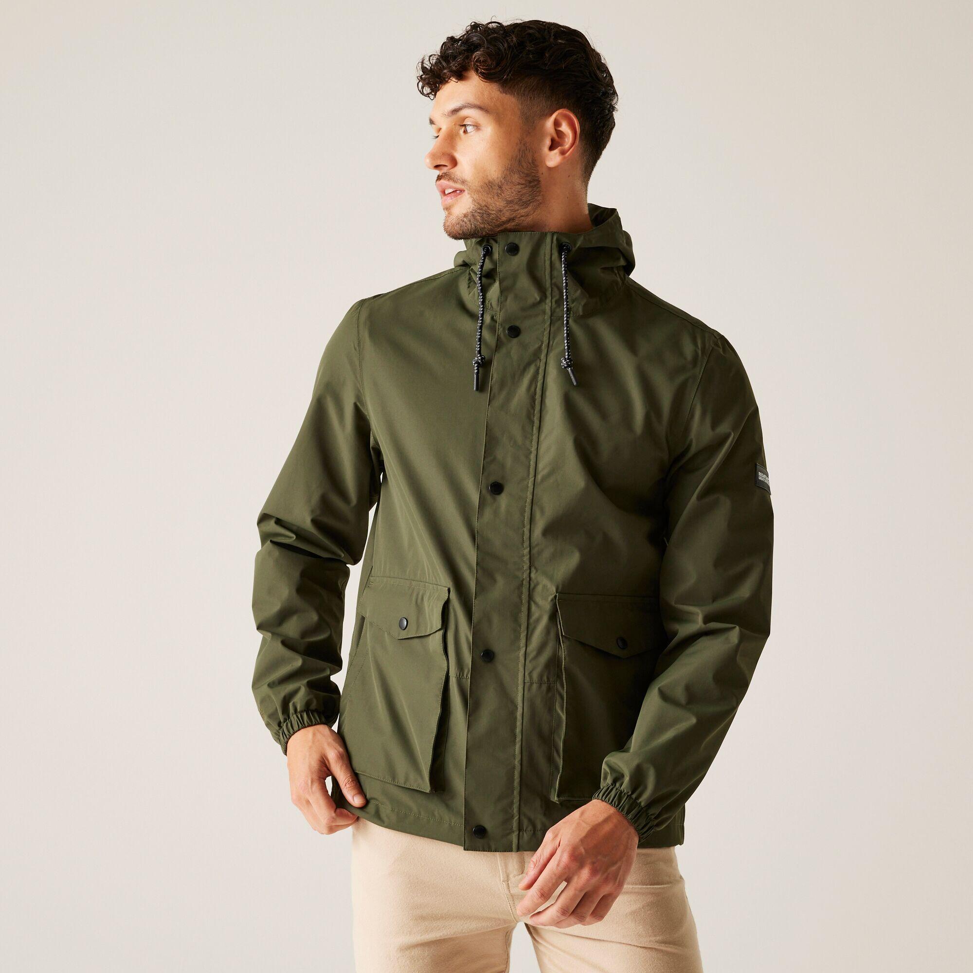 REGATTA Herren Jacke wasserdicht - Bayano, olivgrün