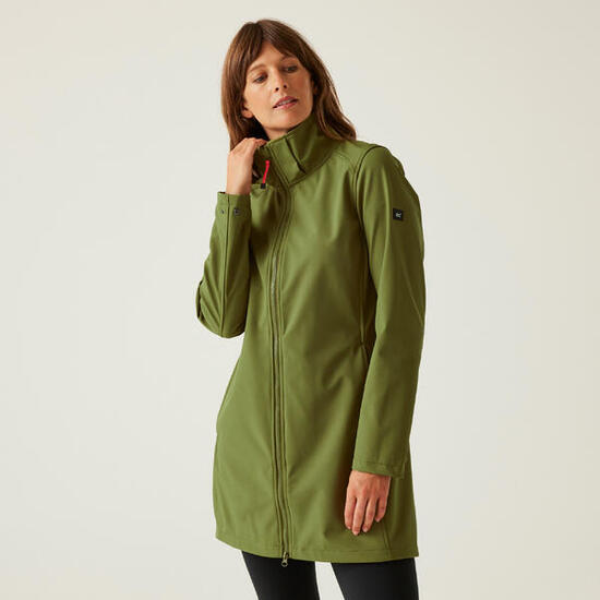 Veste randonnée - Carisbrooke Softshell vert femme