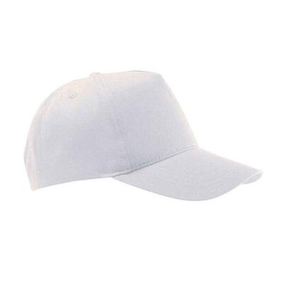 Buzz 5 paneel baseball cap (wit)