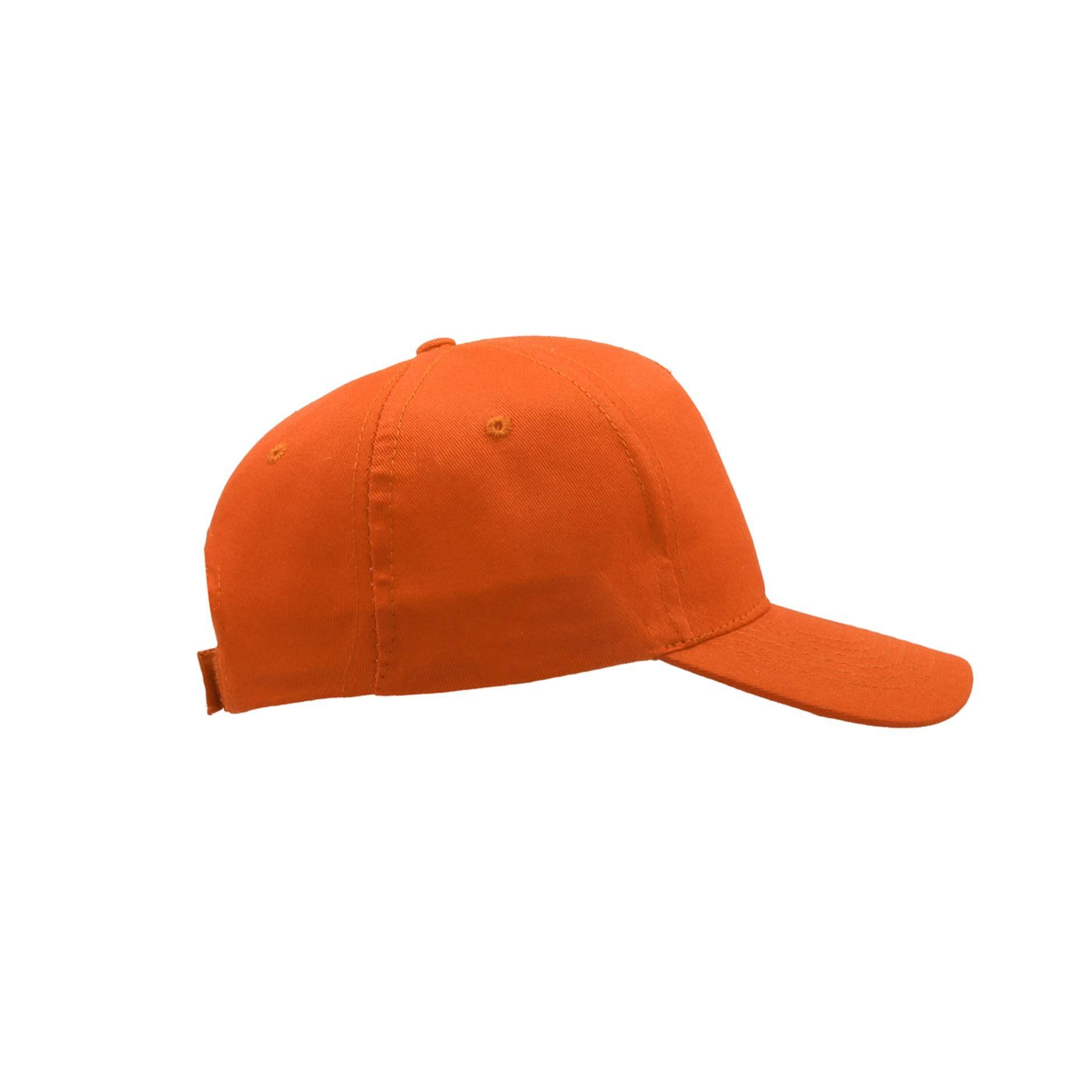 Gorra de 5 paneles modelo Start Naranja 4/4