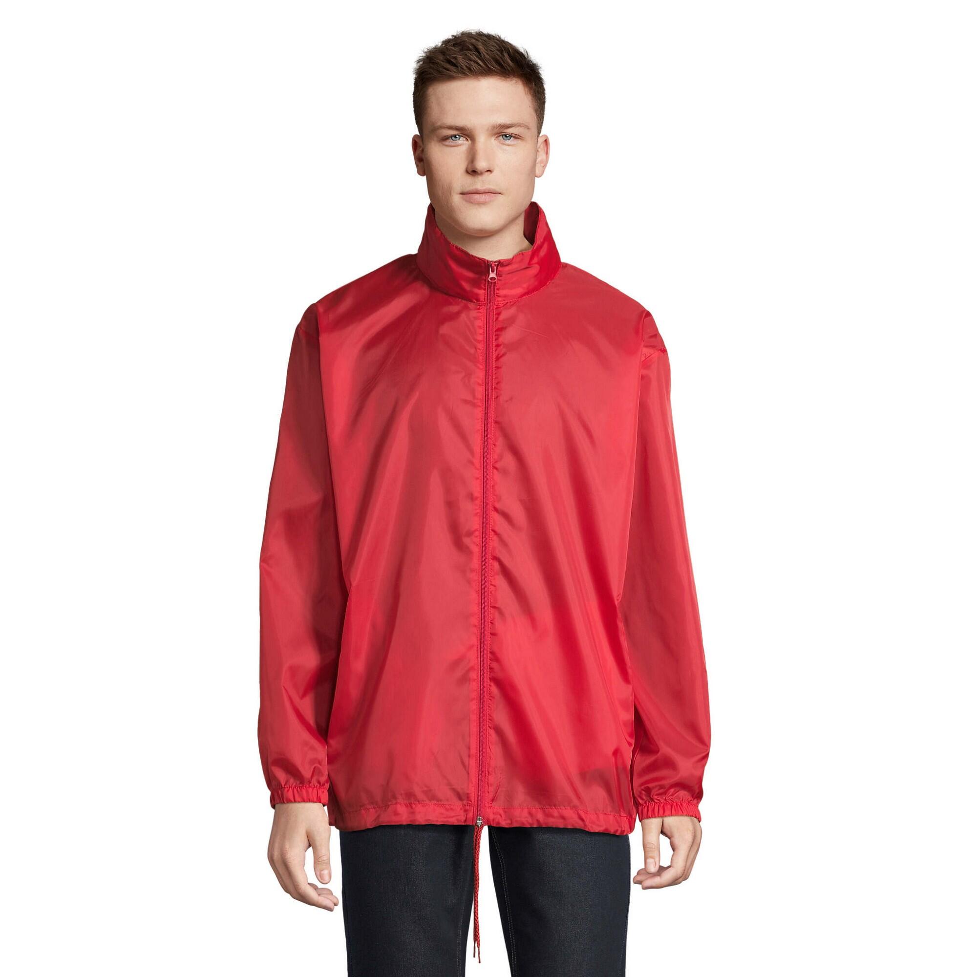 SOL'S Cortavento unissexo adulto Shift Vermelho