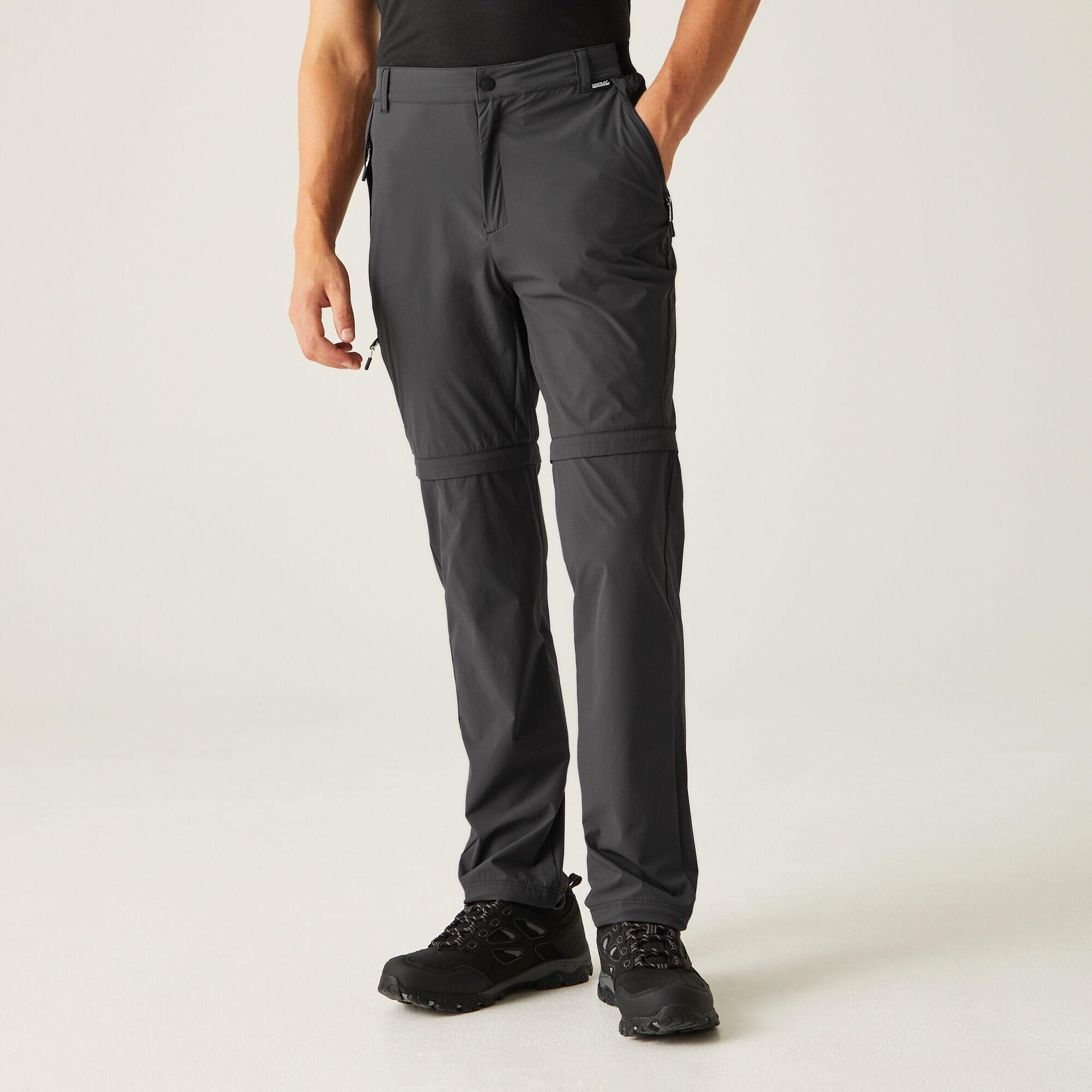 Regatta - Pantalon - Modulable Randonnée - Zip Off Homme - Pantalon Modulable - Gris - Decathlon