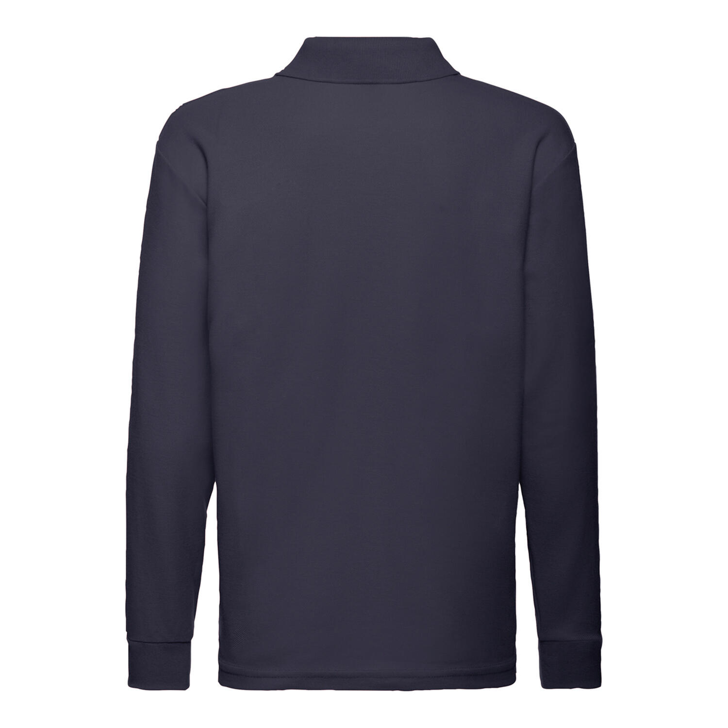 Polo Manches Longues Enfant (Bleu Marine Sombre) 2/3
