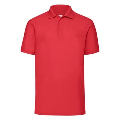 Heren 65/35 piqué poloshirt (heide grijs)