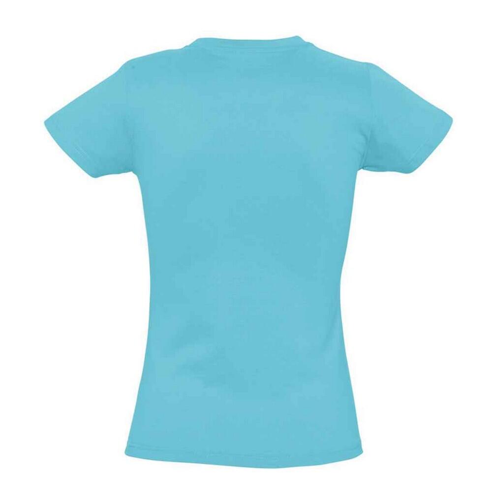 Tshirt IMPERIAL Femme (Bleu Atoll) 2/4