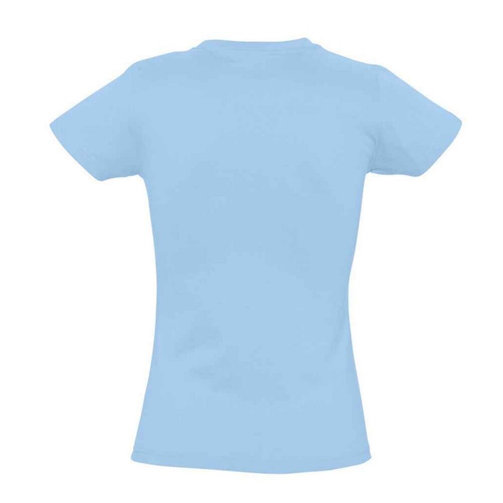 Tshirt IMPERIAL Femme (Bleu Ciel) 2/4