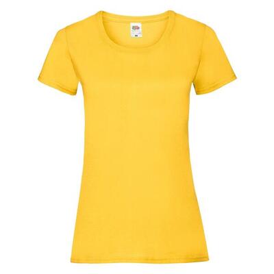 Dames valueweight tshirt (azuurblauw)