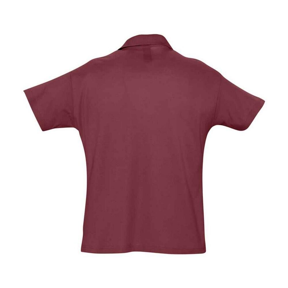 Maglietta Polo Uomo SOLS Summer II Borgogna 2/3
