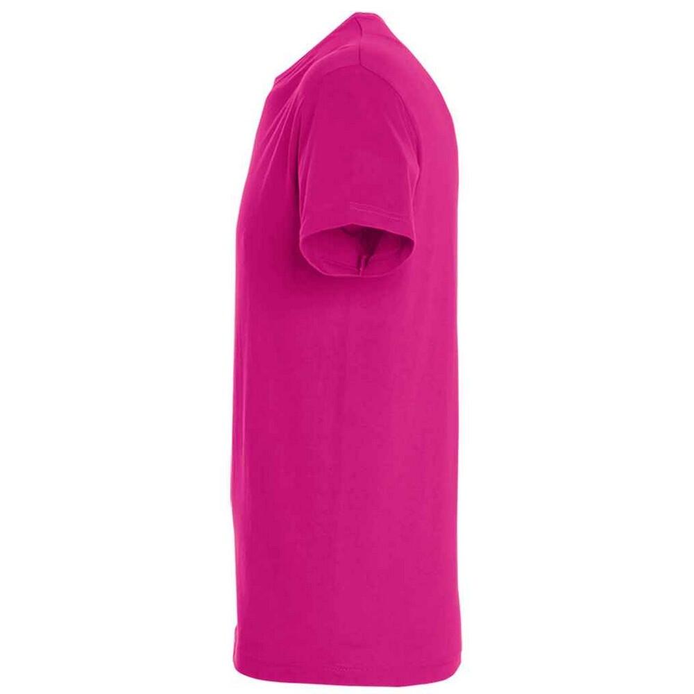 Maglietta Adulto Unisex SOLS Regent Fucsia 3/4
