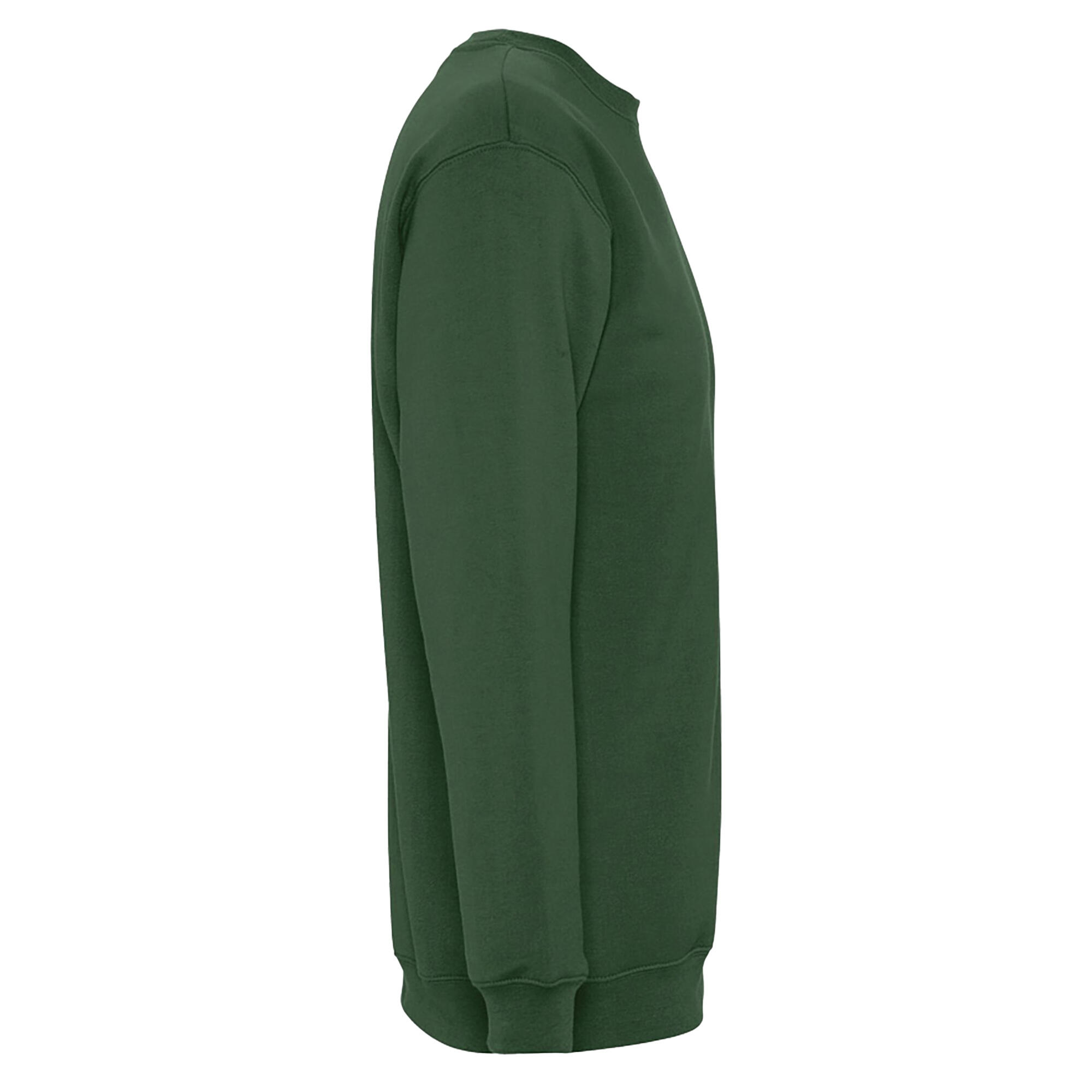 Felpa Adulto Unisex SOLS New Supreme Verde Bottiglia 2/4