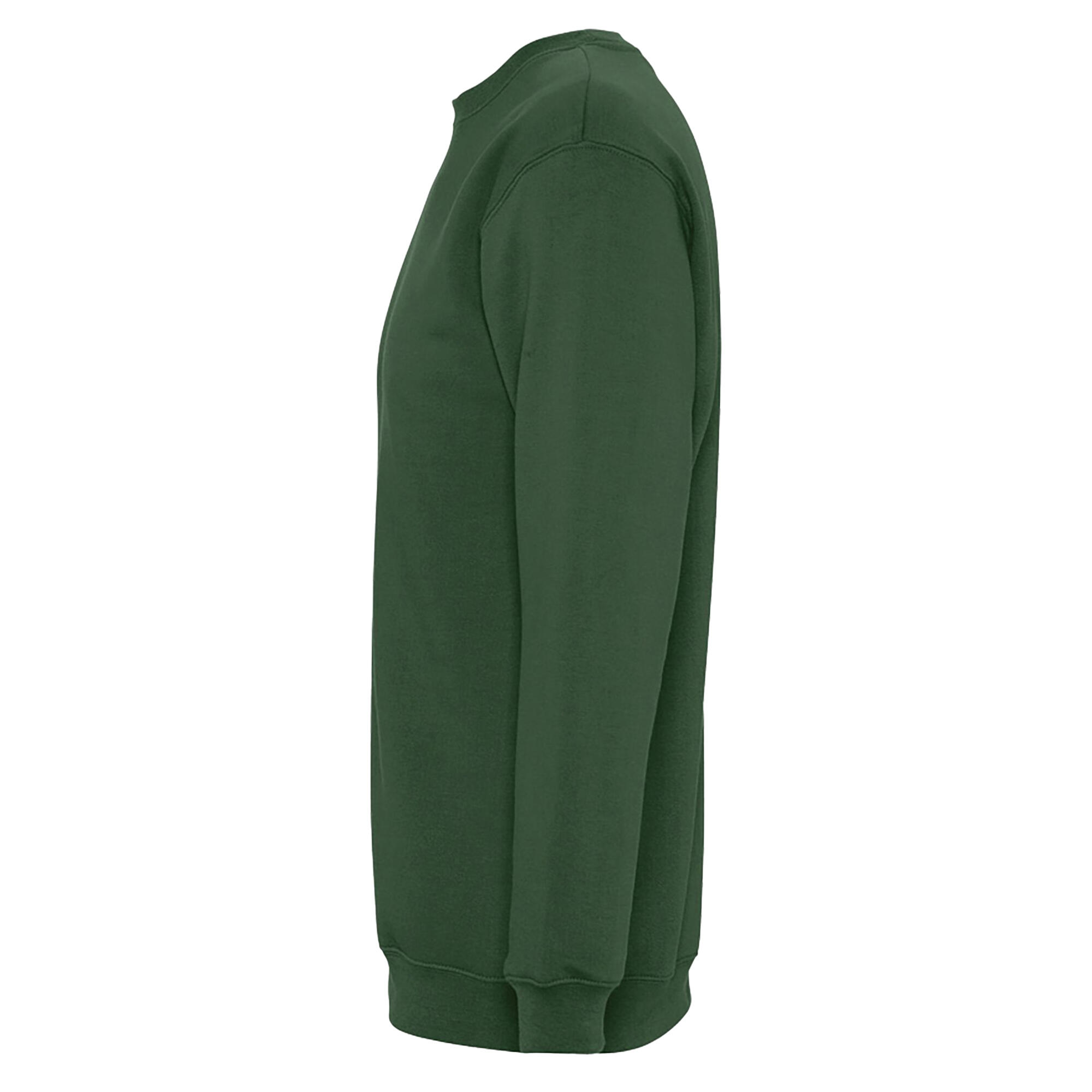 Felpa Adulto Unisex SOLS New Supreme Verde Bottiglia 3/4