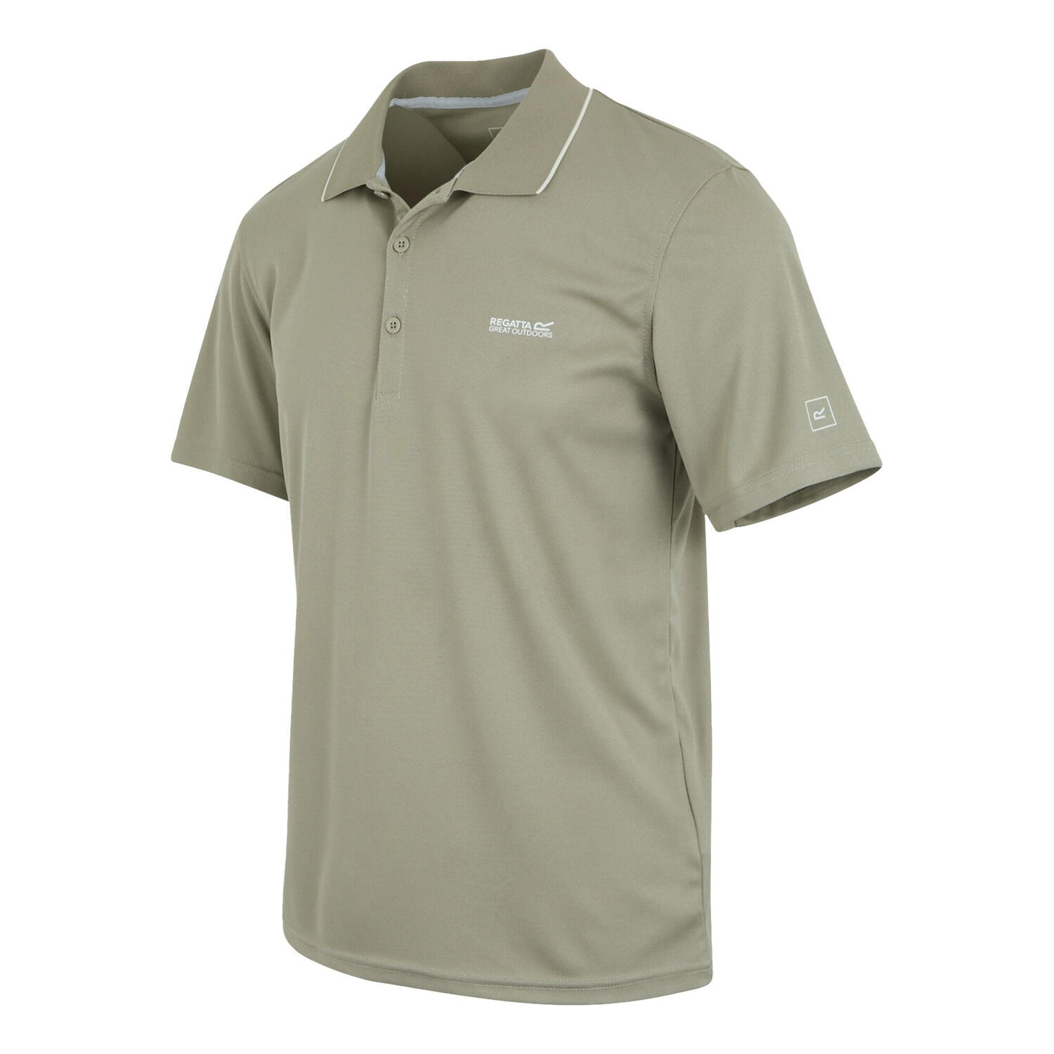 Heren Maverick V Actief Poloshirt (Nefrietgroen) 3/4