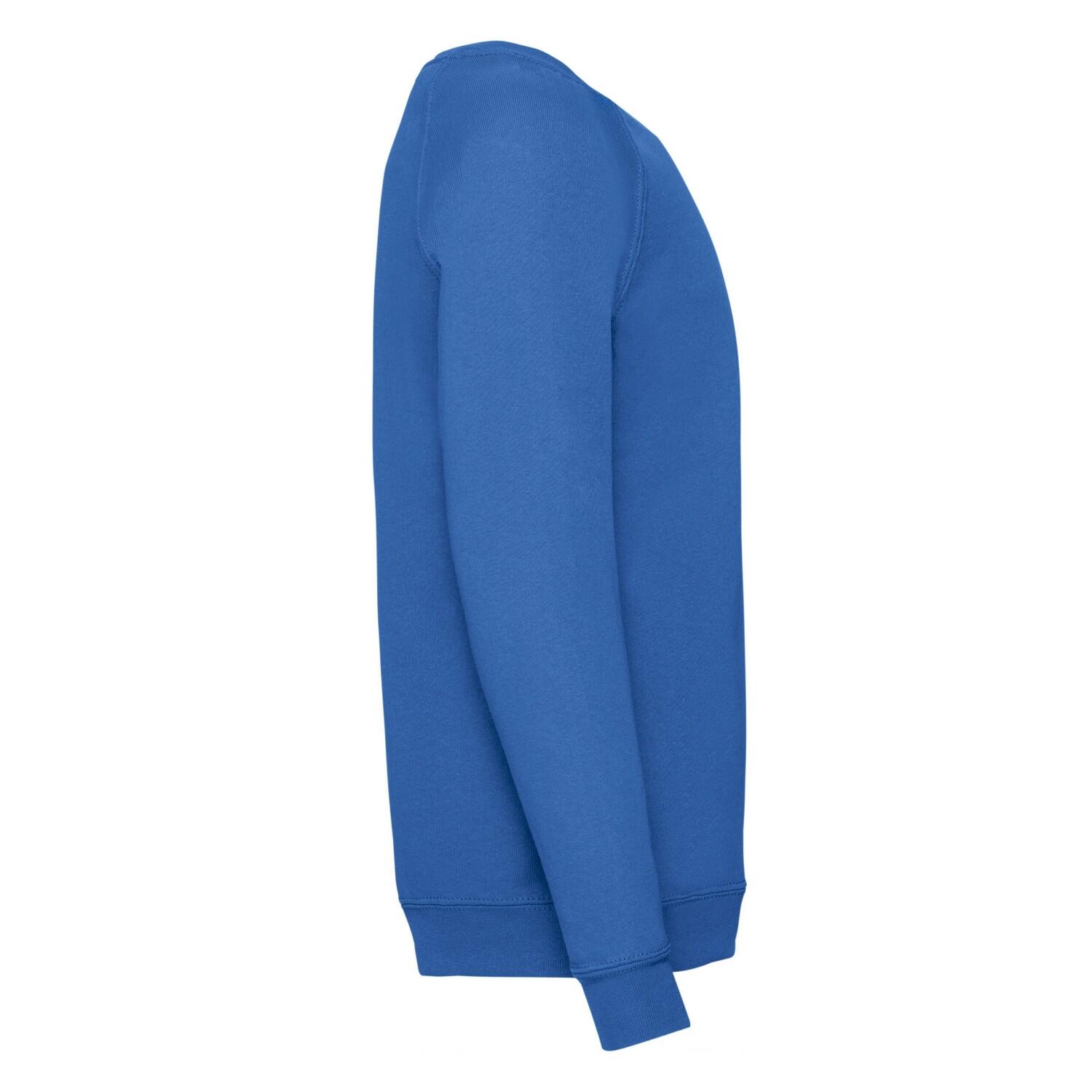 Felpa Raglan Bambini Fruit Of The Loom Classic Blu Reale 3/3