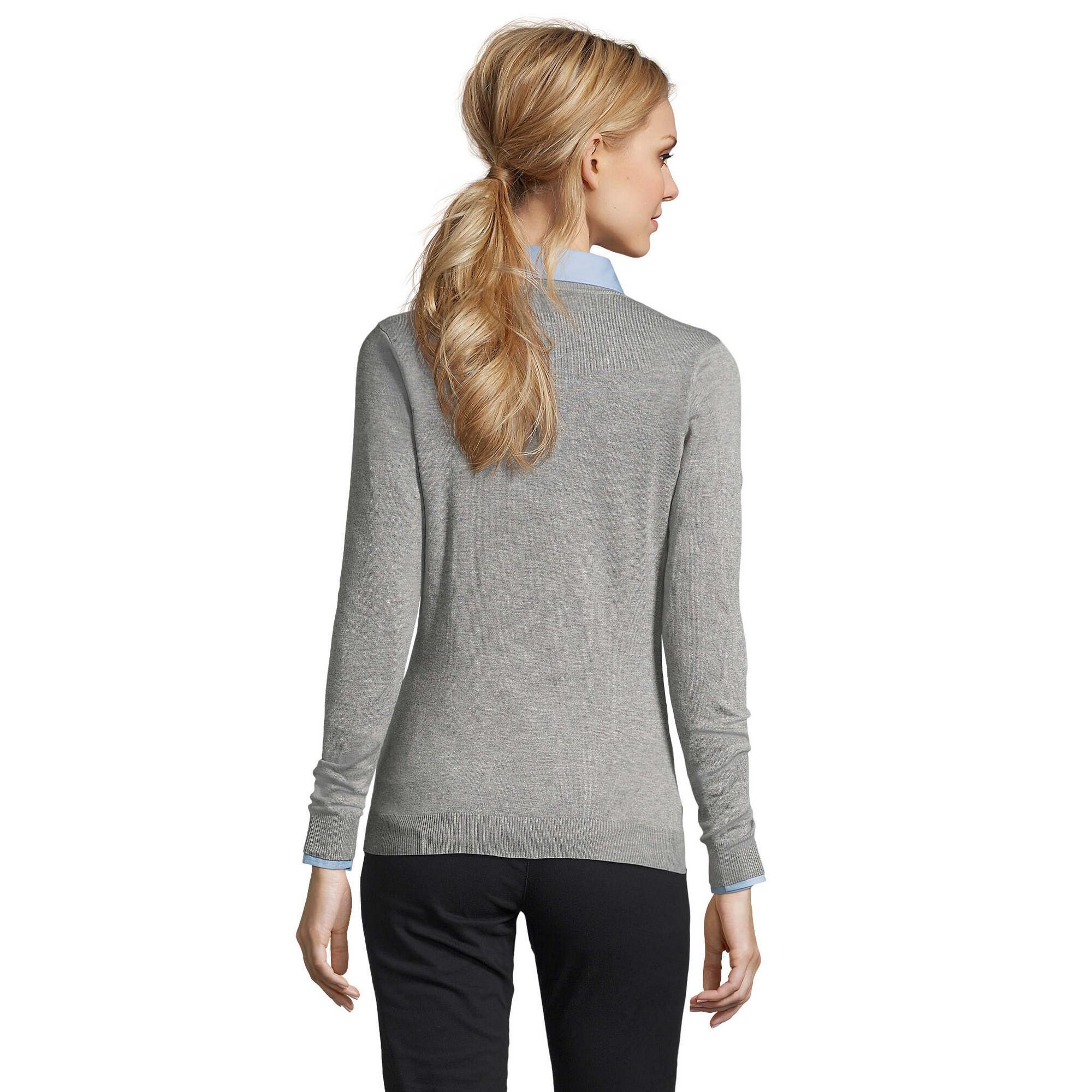 Maglione Donna SOLS Glory Grigio Melange 2/4
