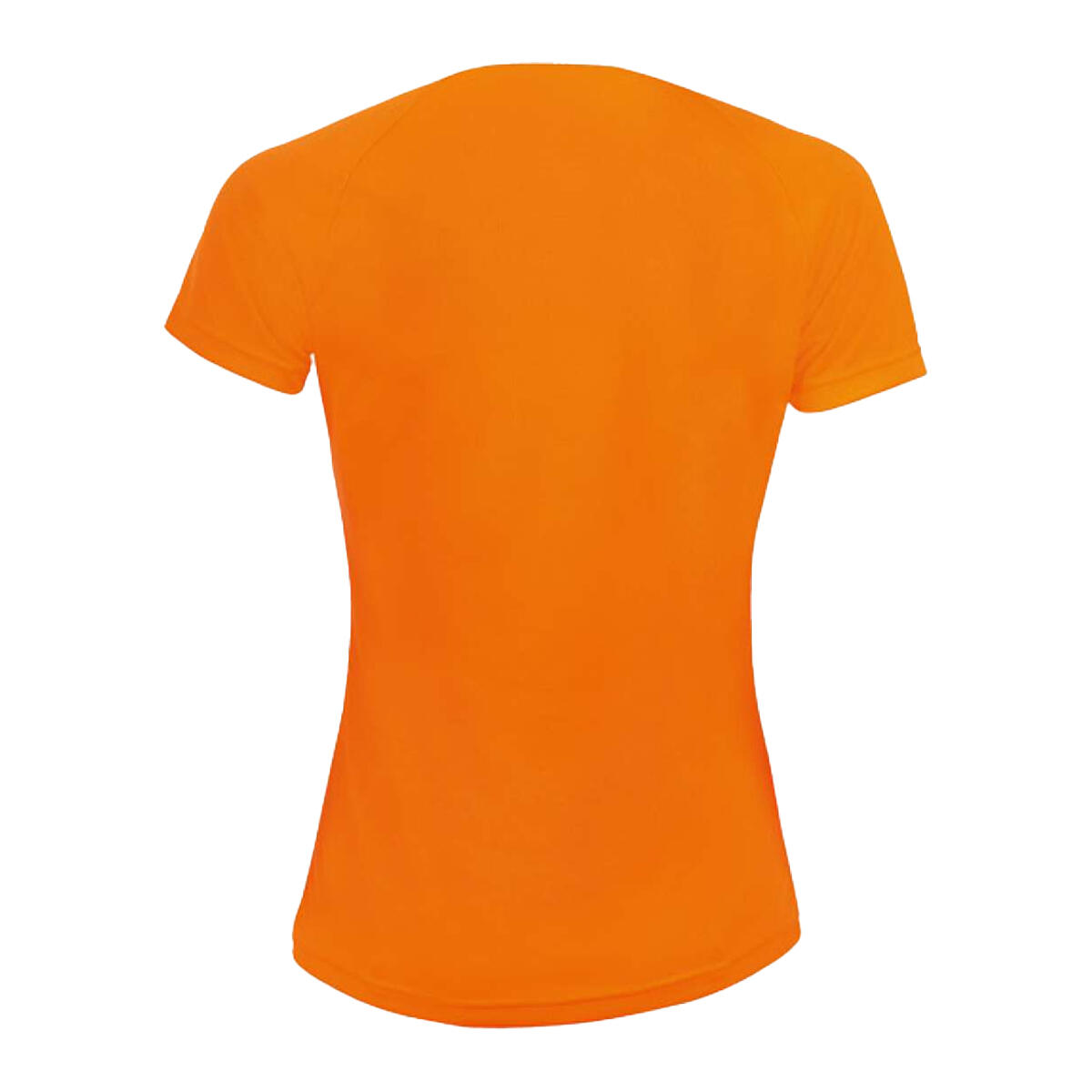 Tshirt SPORTY Femme (Orange Néon) 2/4
