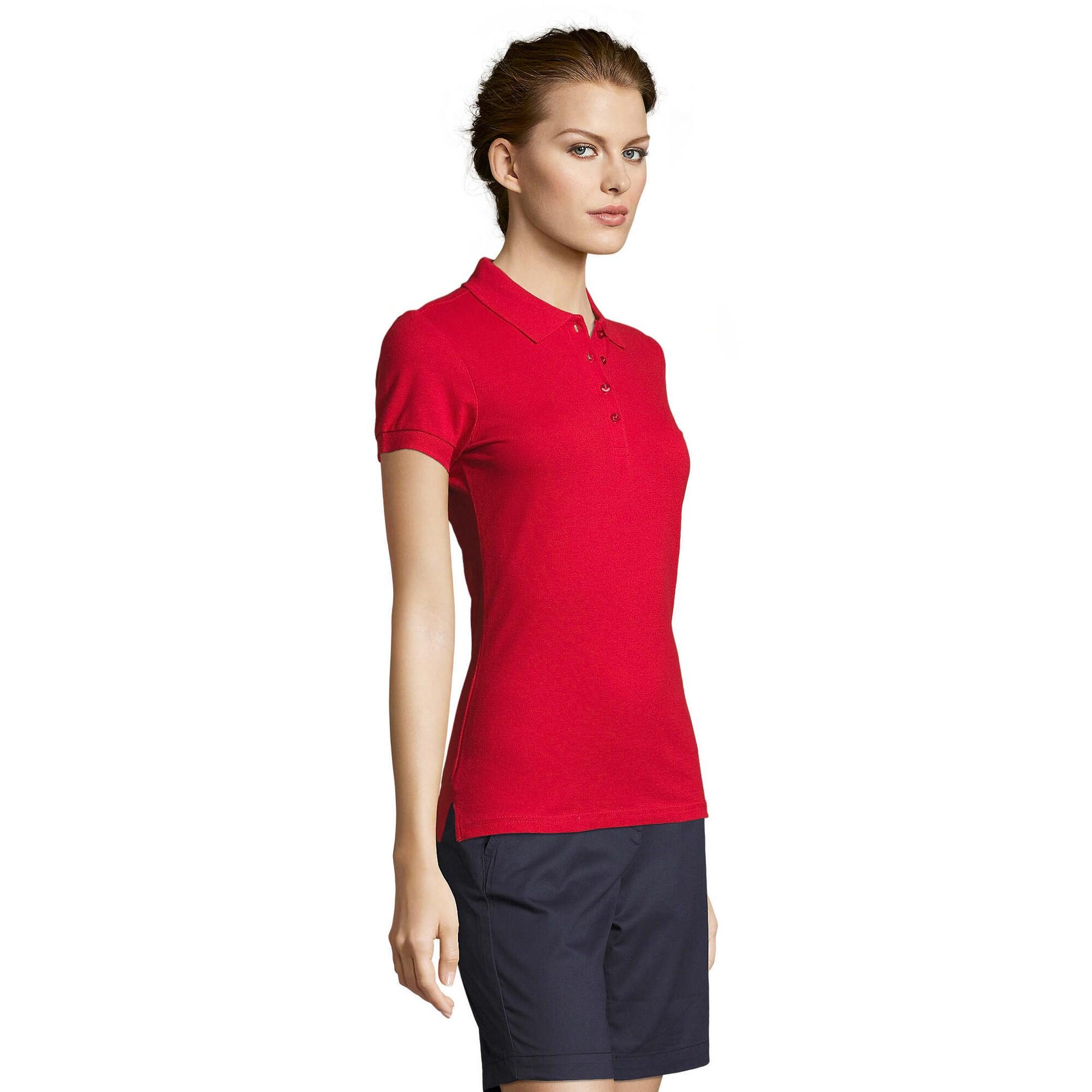 Polo PEOPLE Femme (Rouge) 3/4