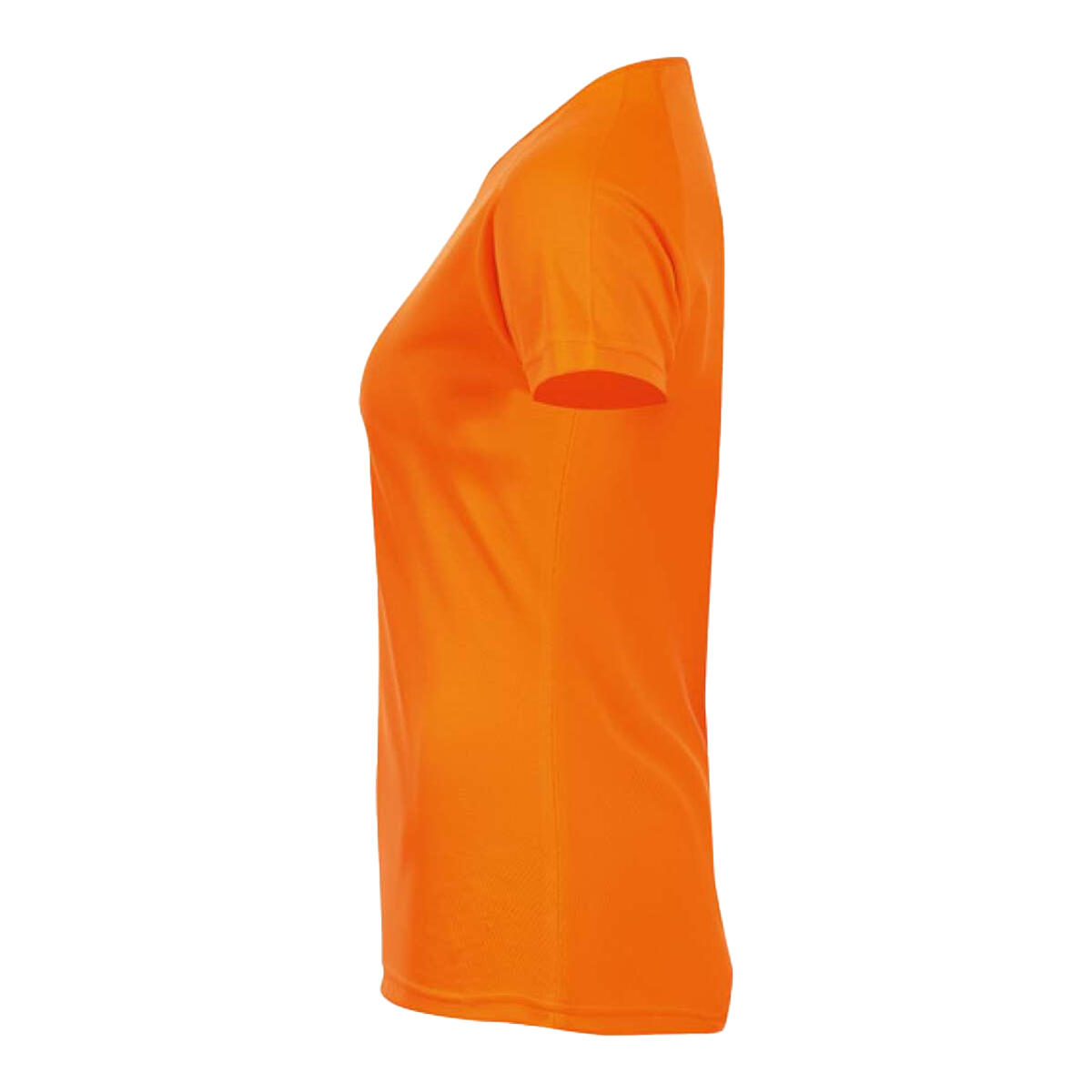 Tshirt SPORTY Femme (Orange Néon) 3/4