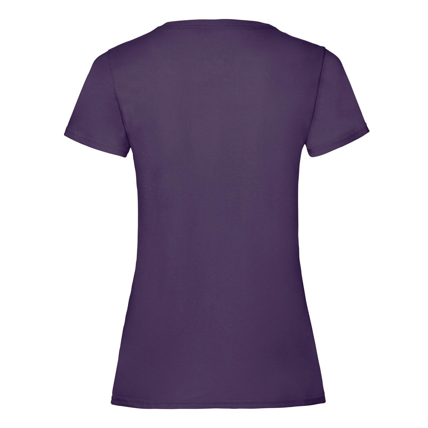 Tshirt VALUEWEIGHT Femme (Violet) 2/3