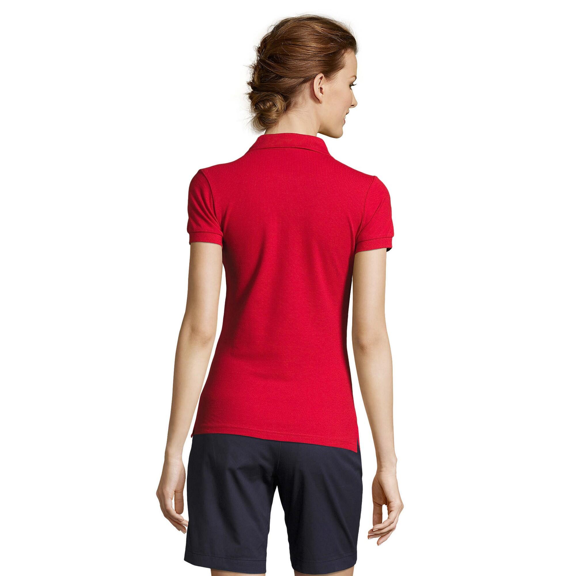 Polo PEOPLE Femme (Rouge) 2/4