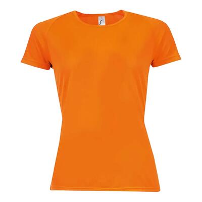 Dames sportief raglan tshirt (koningsblauw)