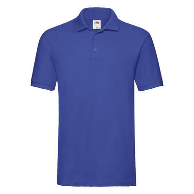 Unisex premium poloshirt voor volwassenen (hemelsblauw)