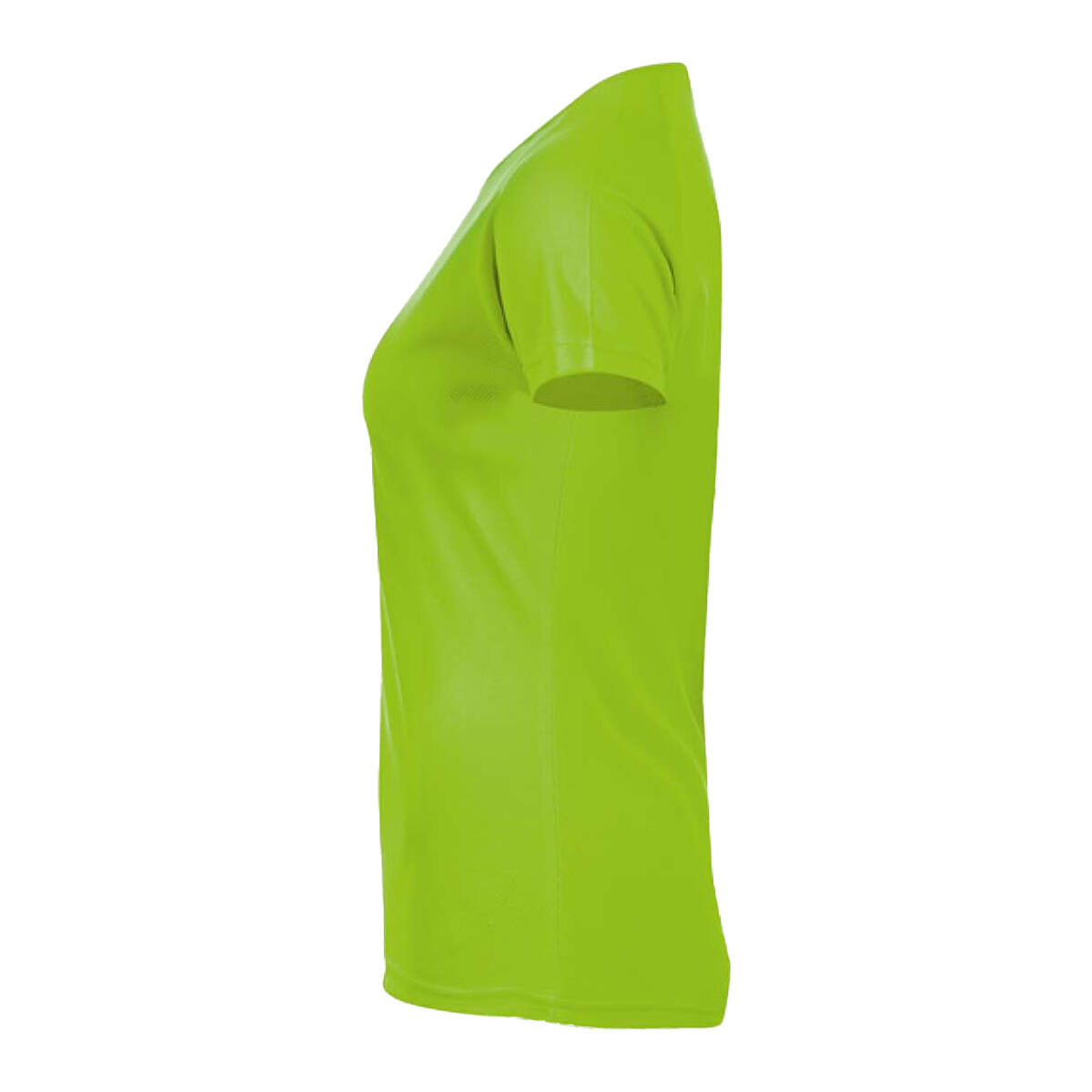 Maglietta Raglan Donna SOLS Sporty Verde Fluo 3/4