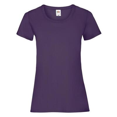 Dames valueweight tshirt (azuurblauw)