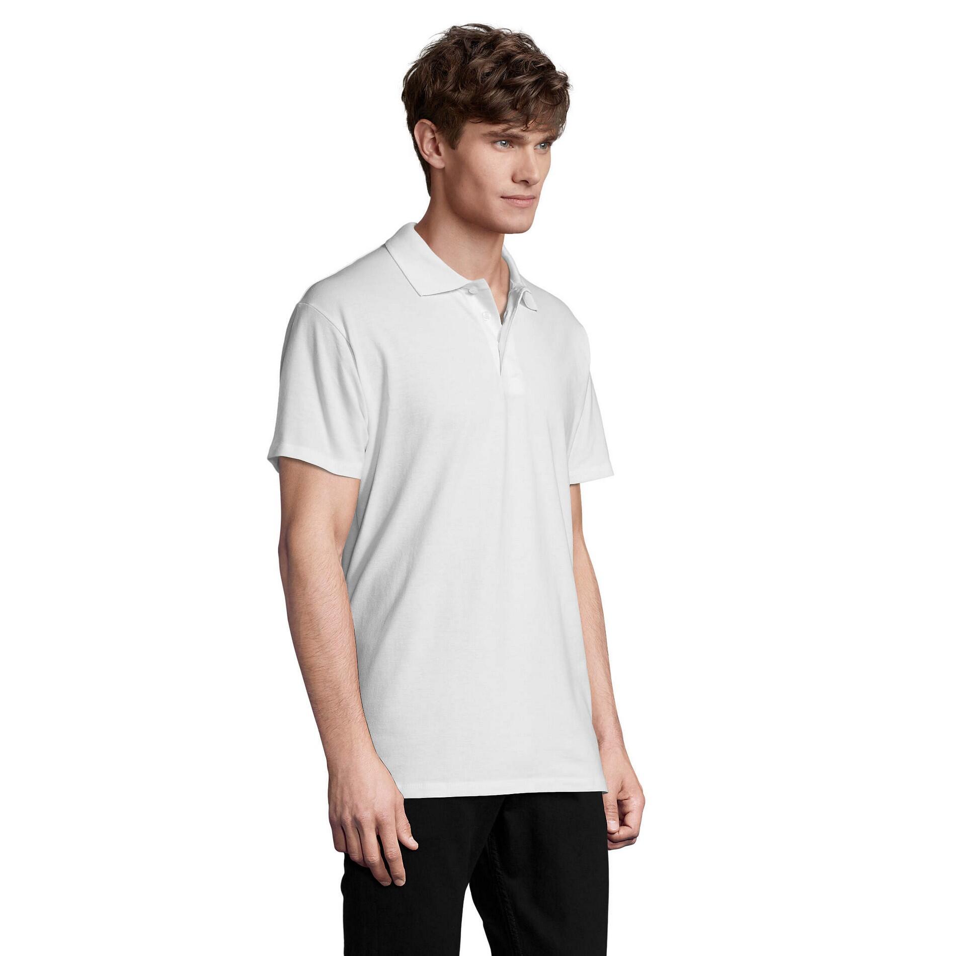 Polo SPRING Homme (Blanc) 3/4