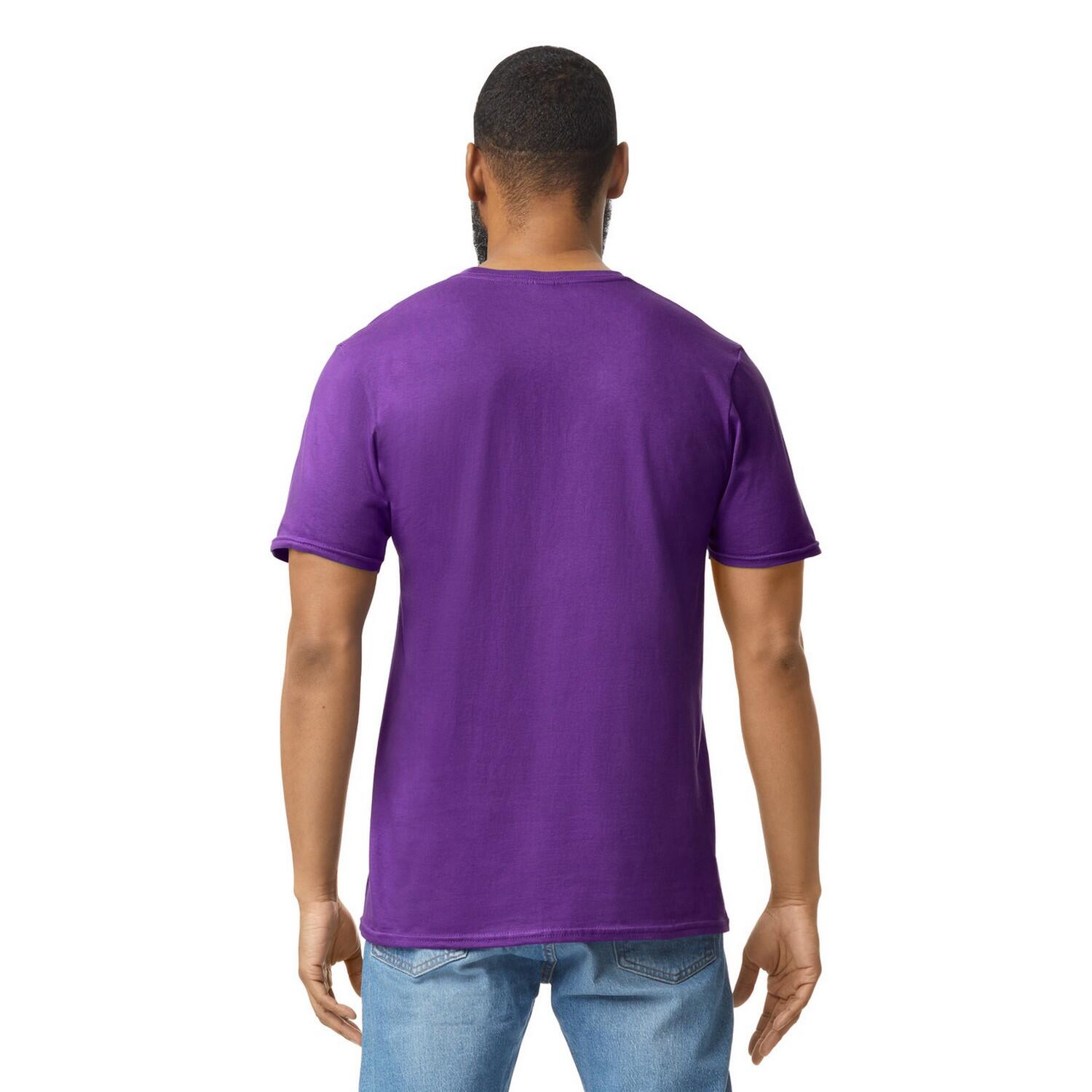 Tshirt Motif/style Uni SOFTSTYLE Adulte (Violet) 2/3