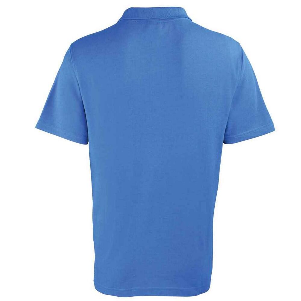 Polo Trabajo para Hombre Azul Real 2/3