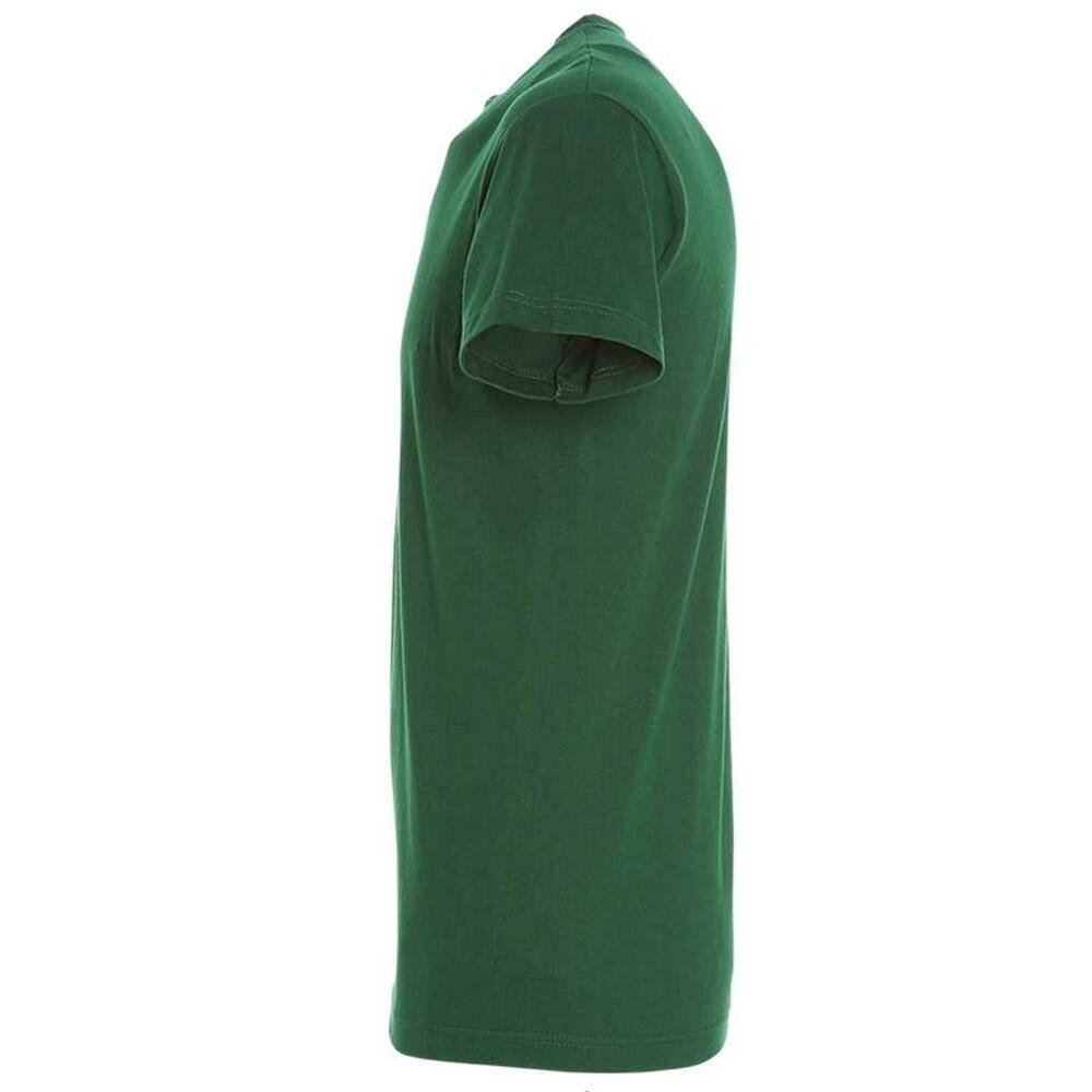 Camiseta Regent para Adultos Unisex Verde Botella 3/4