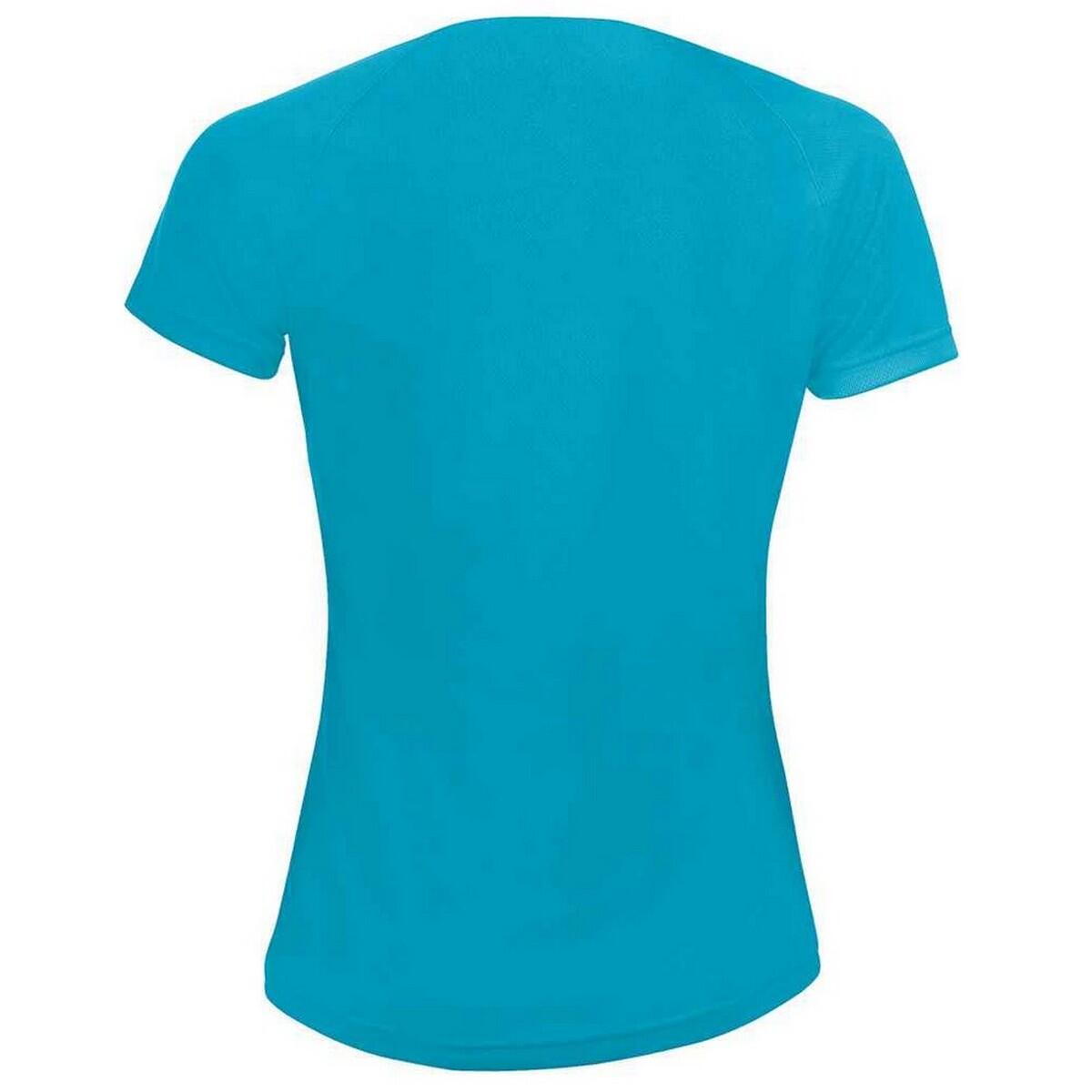 Tshirt SPORTY Femme (Turquoise Pâle) 2/4