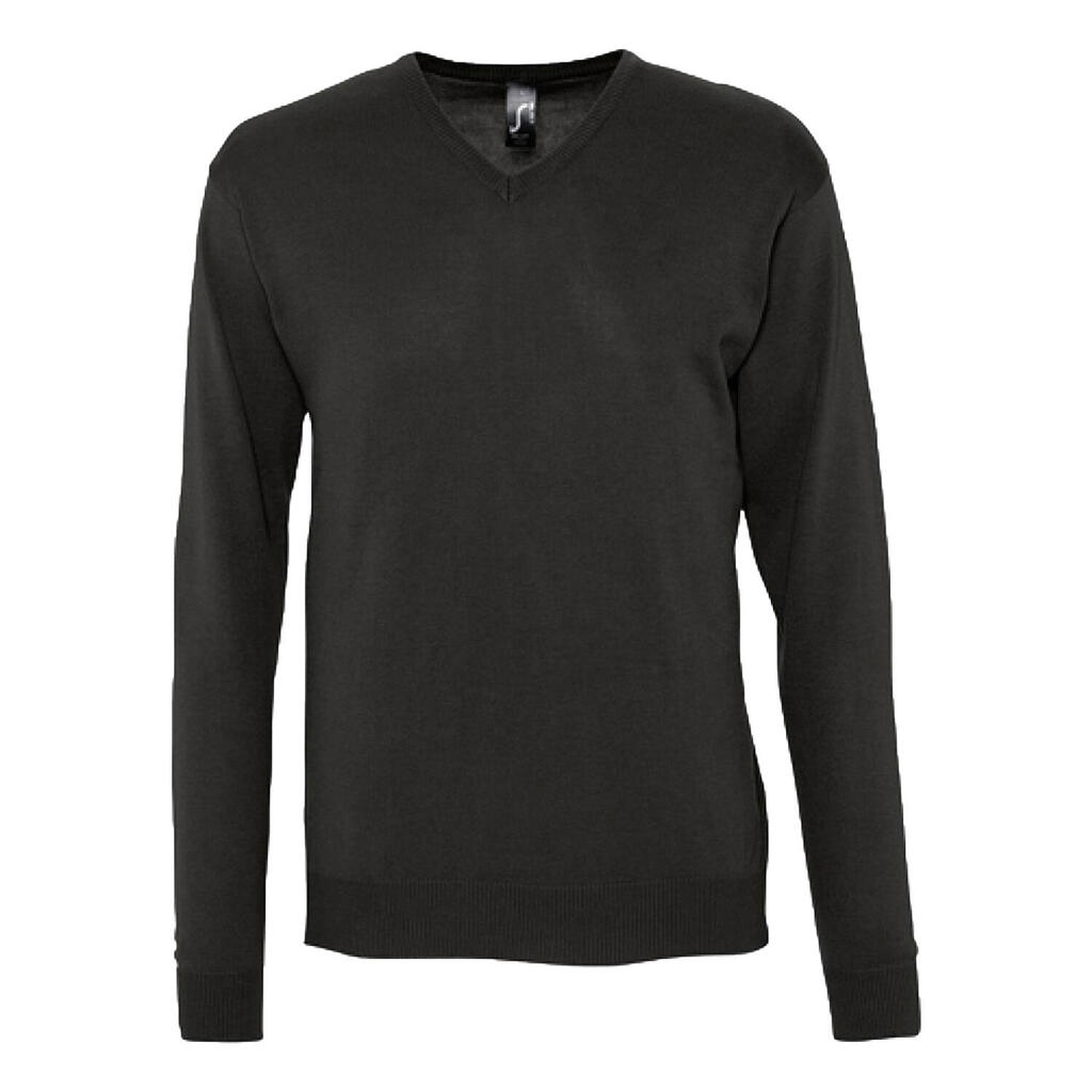 Mens Galaxy V Neck Jumper (Black)