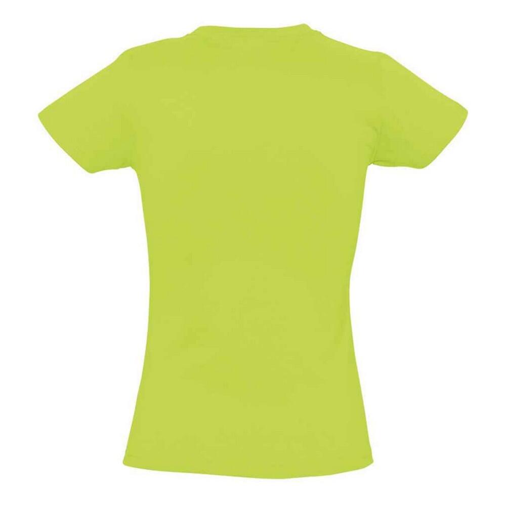 Tshirt IMPERIAL Femme (Vert Pomme) 2/4