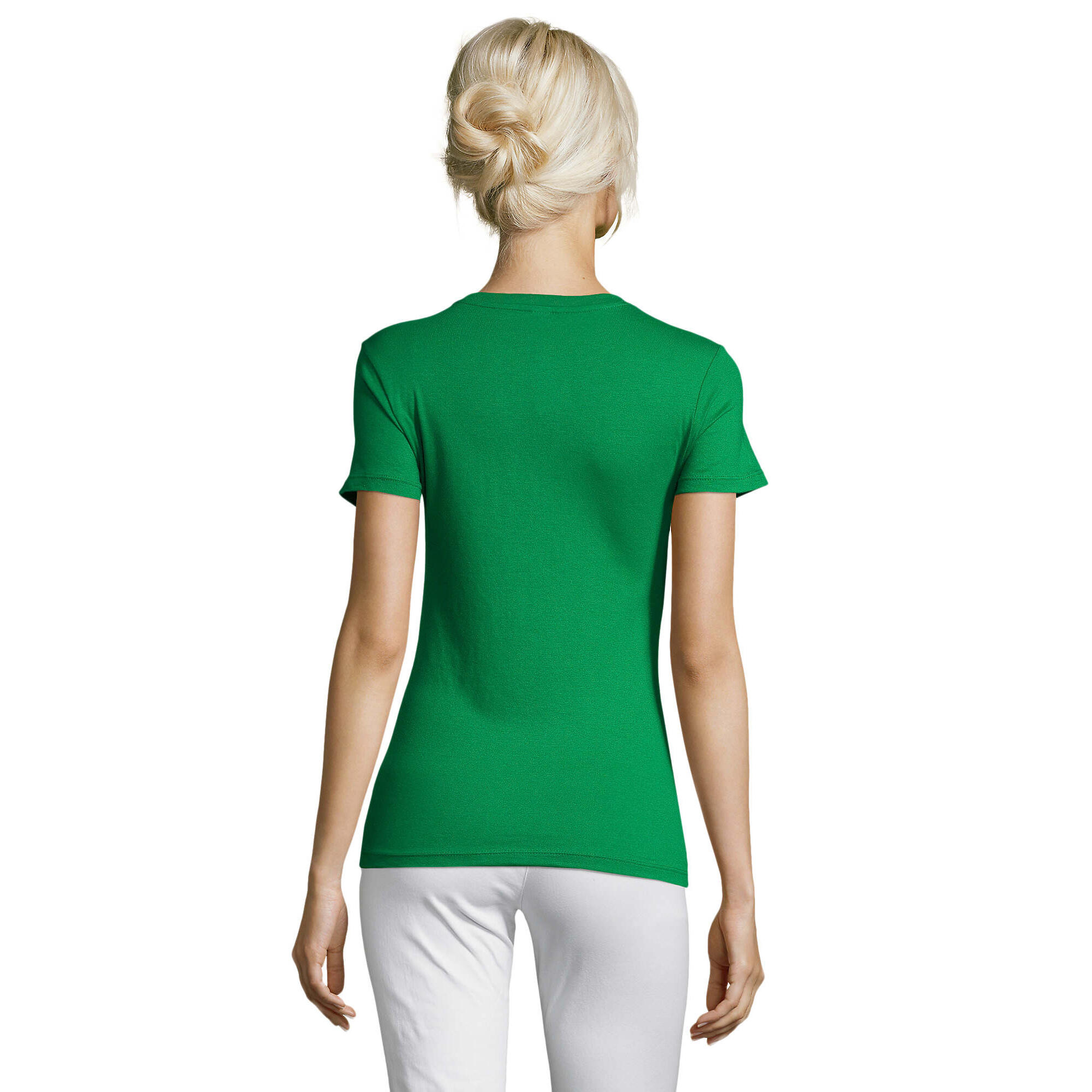 Tshirt REGENT Femme (Vert Kelly) 2/3