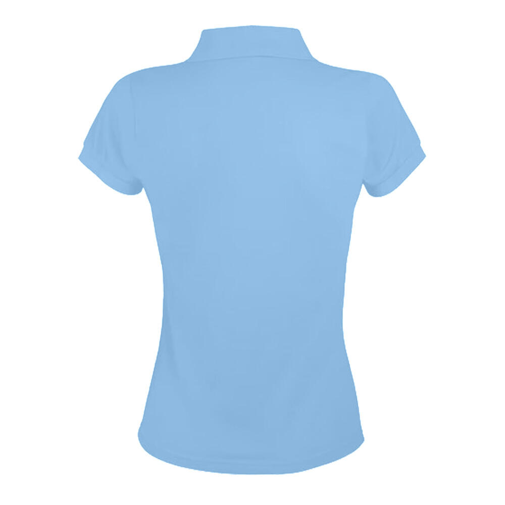 Polo PRIME Femme (Bleu Ciel) 2/3