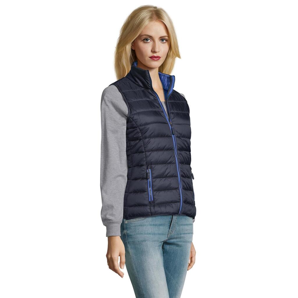 Womens/Ladies Wave Lightweight Body Warmer (Navy)