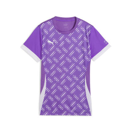 Maillot de padel à motif INDIVIDUAL Femme PUMA Purple Glimmer White