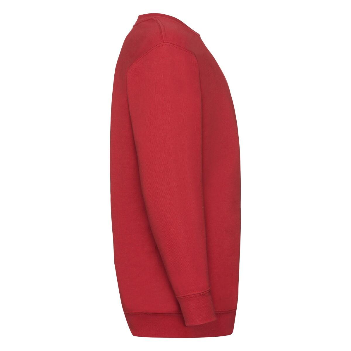 Camisola de malha premium para crianças e jovens (Vermelho) 3/3