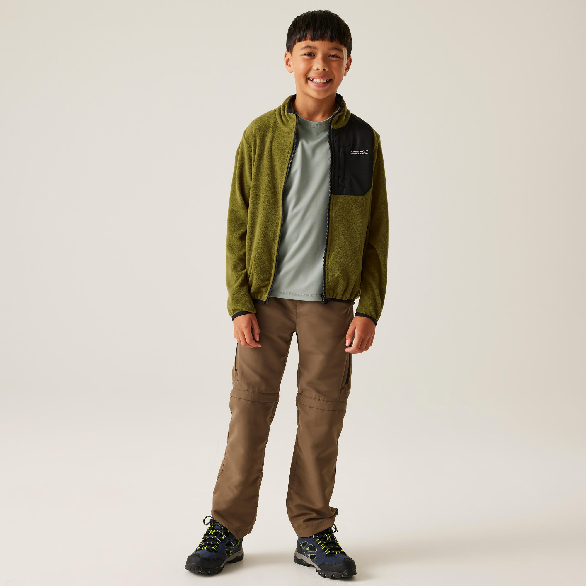 Fleece Kinderen Hiking Frankie F/z 3/7